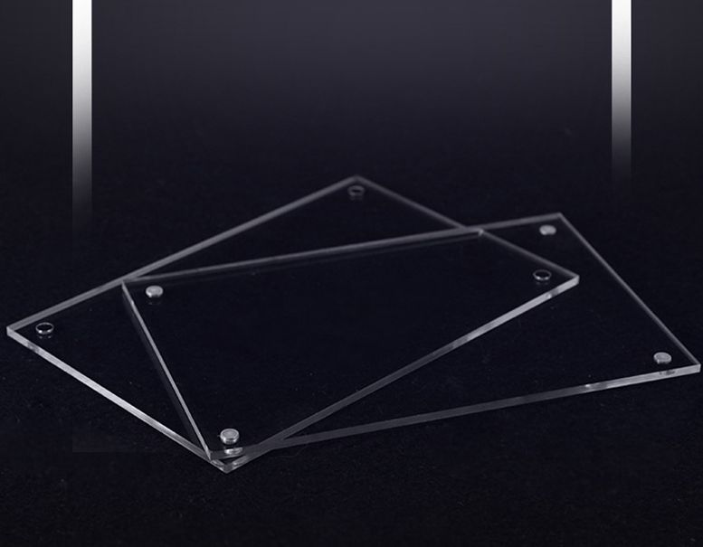 亚克力面板抛光透明强磁标价牌高档墙贴强磁平面商品粘贴展示牌图