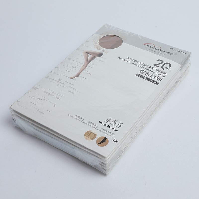 Yiwu Selection Mengna 20D wearing freely single crotch bag core silk pantyhose G6130-black /30216 Specification drawing