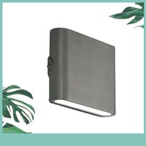 Led outdoor wall lamp set Luminescent wall lamp Outdoor waterproof ultra-thin wall lamp shell bedside bedroom wall lamp