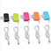彩色糖果3USB带线一体手机充电器欧规/美规充发光充电器细节图