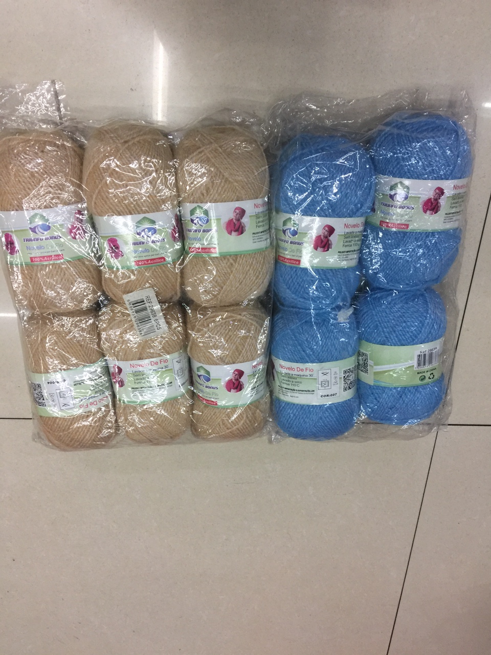Fine tail yarn