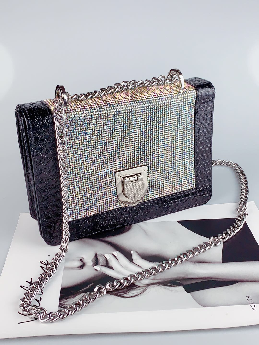 女式毛呢外套实物图