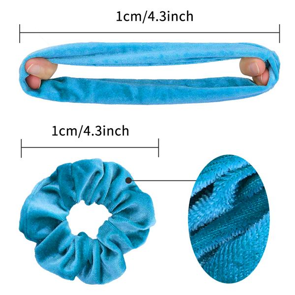Runte 75-color set, 40-color European and American velvet hair band, 20-color satin large intestine hair band, 15-color floral large intestine band Application Scenario