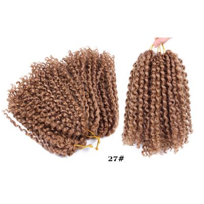 A new three-piece set of synthetic fiber wigs with curly dreadlocks Item Picture