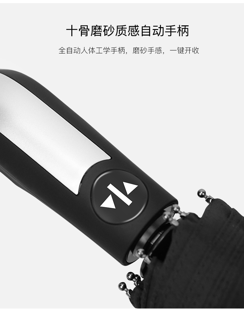 Red Leaf Umbrella Men's Full Automatic Umbrella Student Folding Double Large Advertising Umbrella Can Be Customized Specification drawing