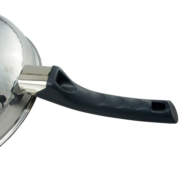 Kitchen code: Korean imported stainless steel non-stick wok, 28cm detail image 2