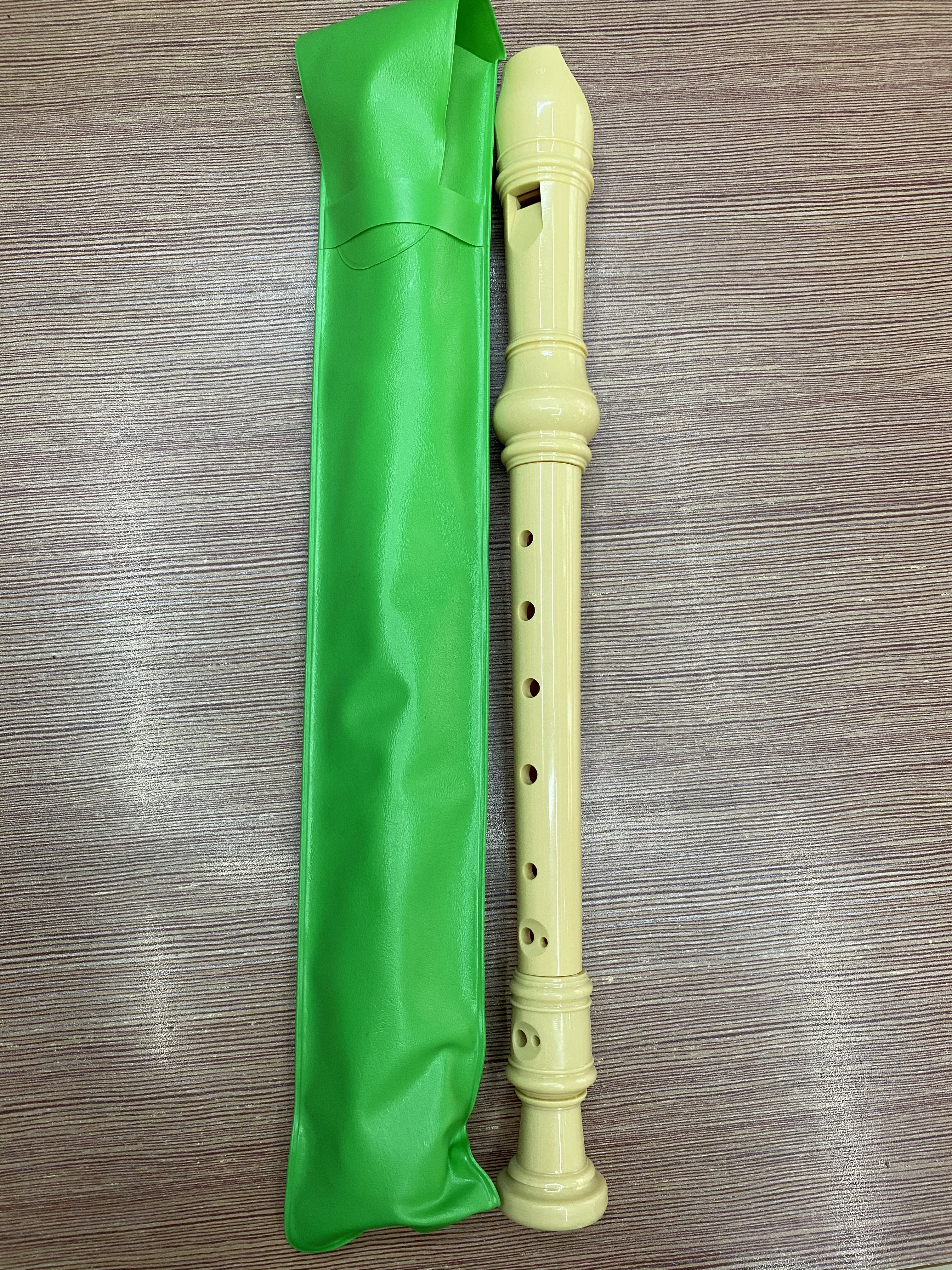 8孔竖笛，米黄色，PVC袋，清洁棒，说明书详情图2