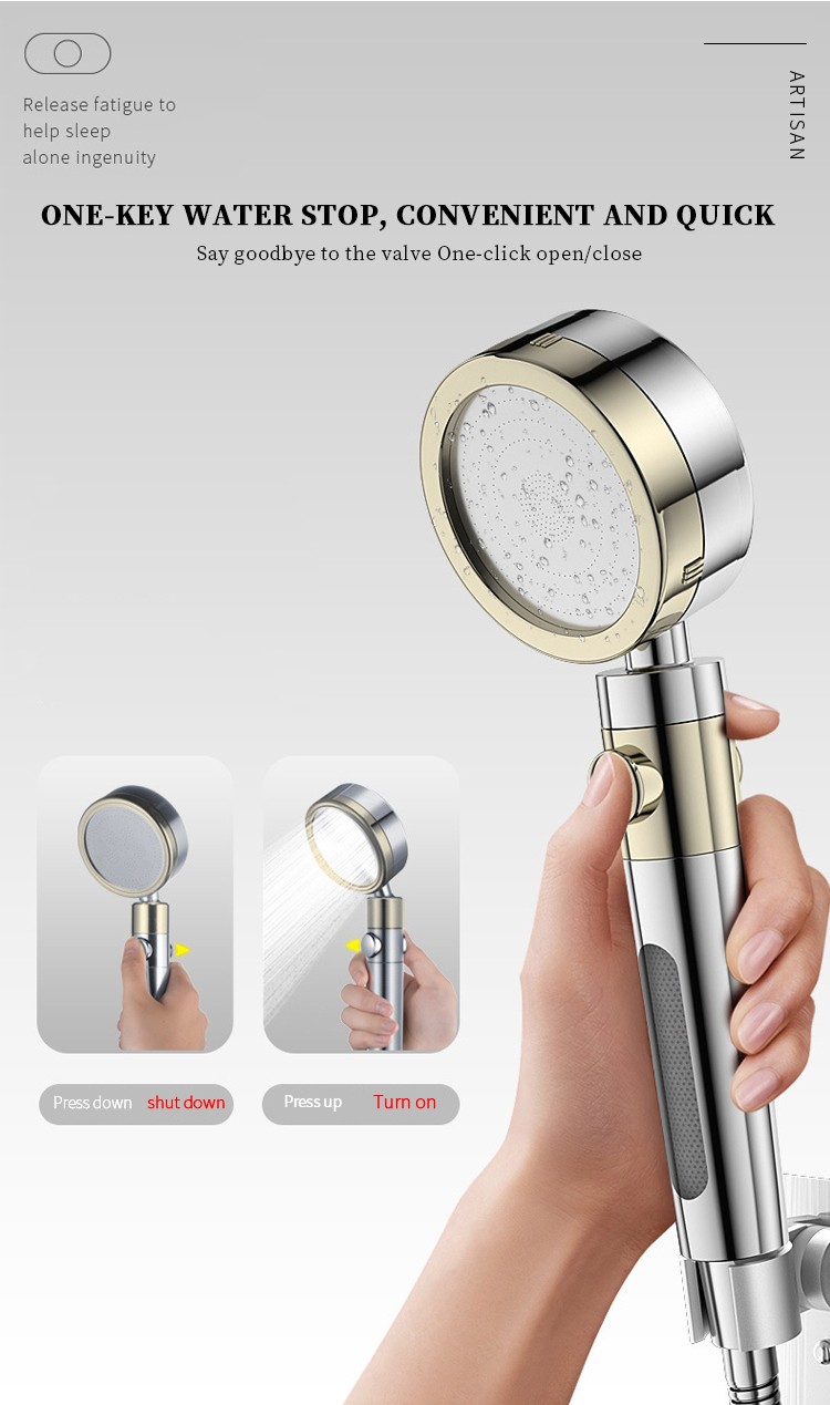 增压淋浴美肤花洒喷头淋雨花洒高压过滤洗澡沐浴淋浴头莲蓬头详情图7