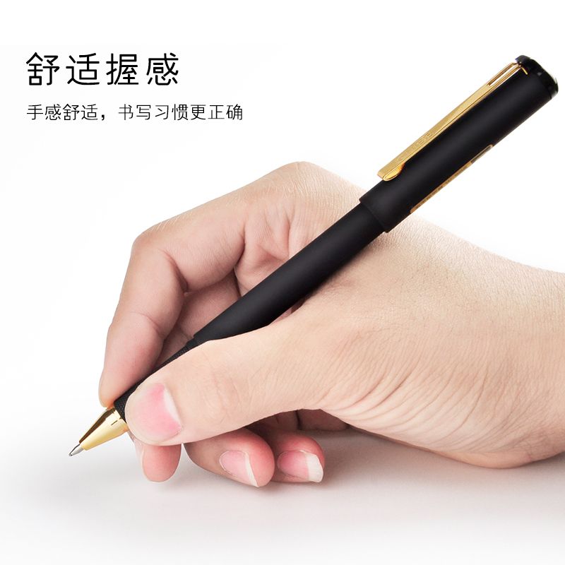 5000 Years W-387 Gold electroplated pen clip large-capacity frosted pen with a signature pen of 0.7mm Application Scenario