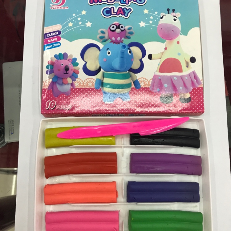 厂家直销大千文具彩泥橡皮泥批发儿童DIY益智玩具盒装彩泥
