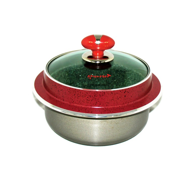 Kitchen Code: Korean original imported premium natural stone pot, 20cm pic 1