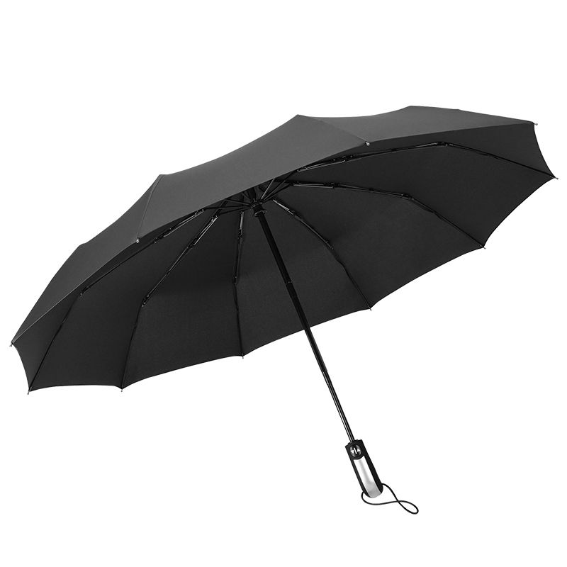 Red Leaf Umbrella Men's Full Automatic Umbrella Student Folding Double Large Advertising Umbrella Can Be Customized Specification drawing