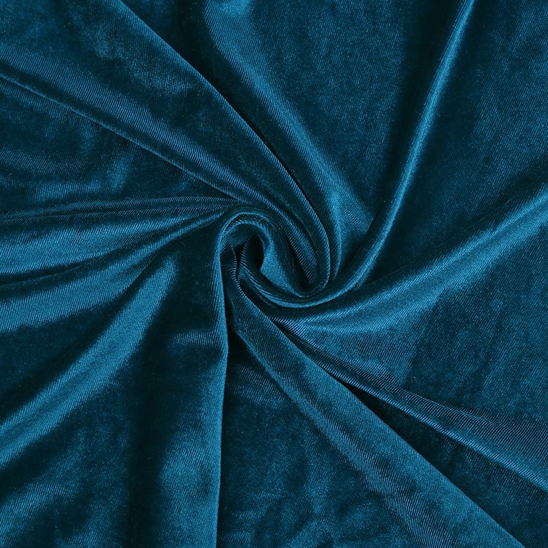 Direct sales from the manufacturer of encrypted Korean velvet, golden velvet fabric, warp knitted full polyester stretch fabric details Picture