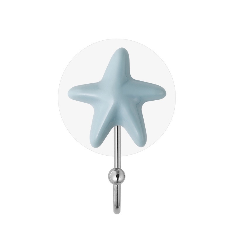 【商超专供】北欧风格海星挂钩卫生间厨房卧室墙面免打孔强力粘钩详情图6