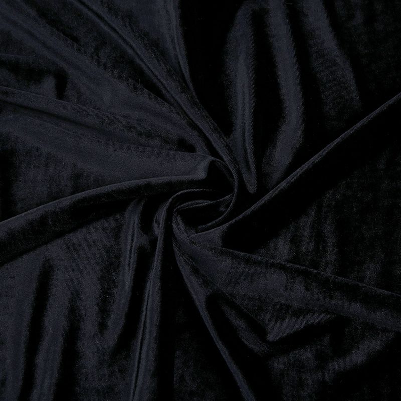 Direct sales from the manufacturer of encrypted Korean velvet, golden velvet fabric, warp knitted full polyester stretch fabric Item Picture