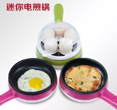 Egg steamer, non-stick pan, mini electric frying pan, multi-functional egg cooker, egg frying pan, steamed eggs, hot milk Specification image
