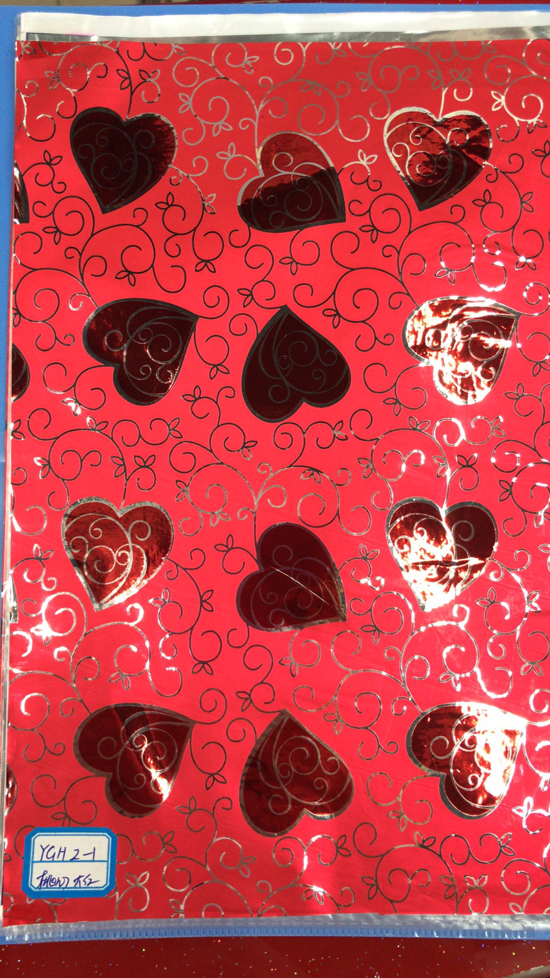 精品礼盒亚光铝膜包装纸，礼品盒包装纸：50*70CM产品图