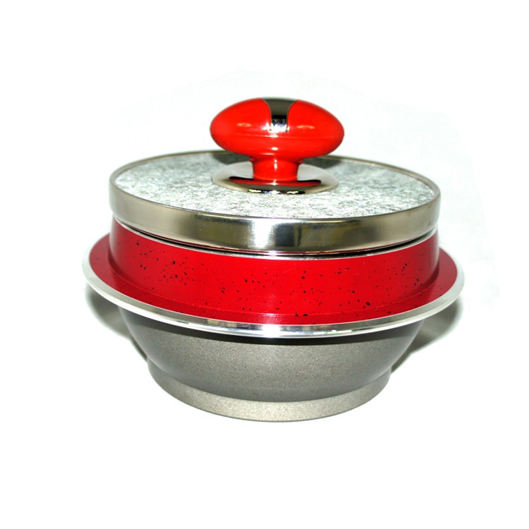 Kitchen Code: Korean original imported luxury red natural stone pot, 15cm pic 1