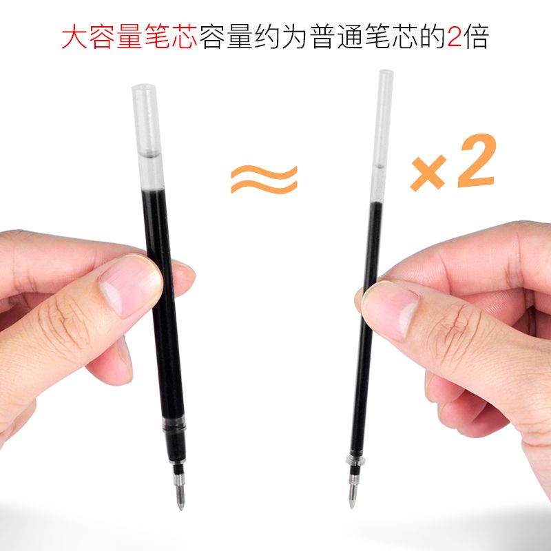 5000 Years W-387 Gold electroplated pen clip large-capacity frosted pen with a signature pen of 0.7mm Specification image