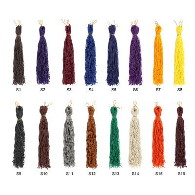 European and American wigs made of synthetic fiber crochet details Picture