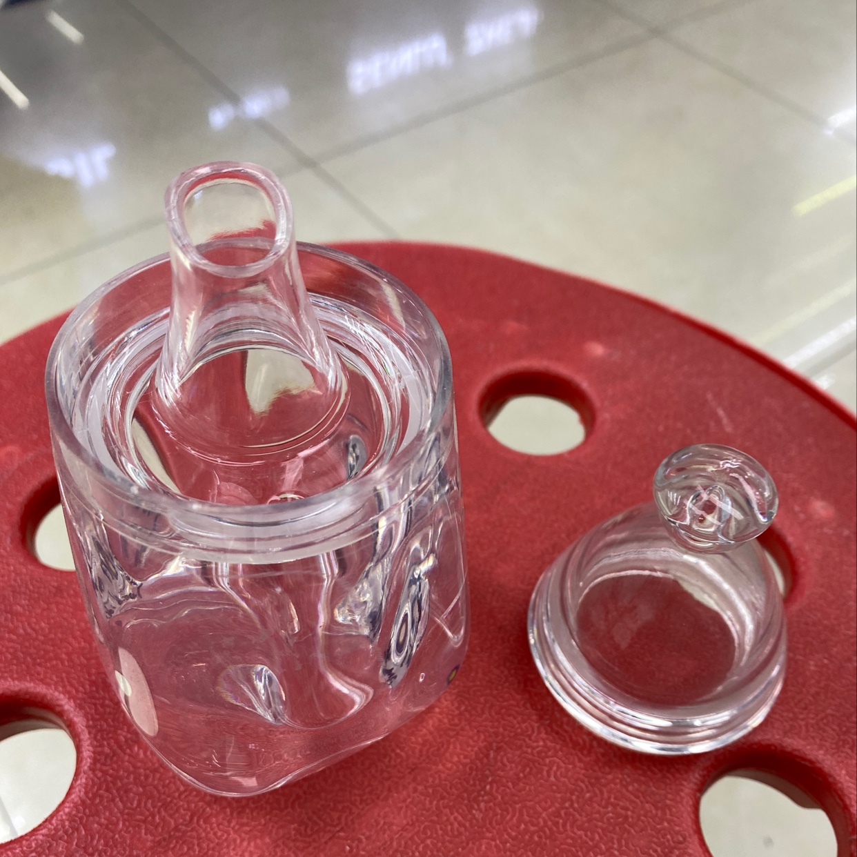 Acrylic Soy Sauce Seasoning Bottle Specification drawing