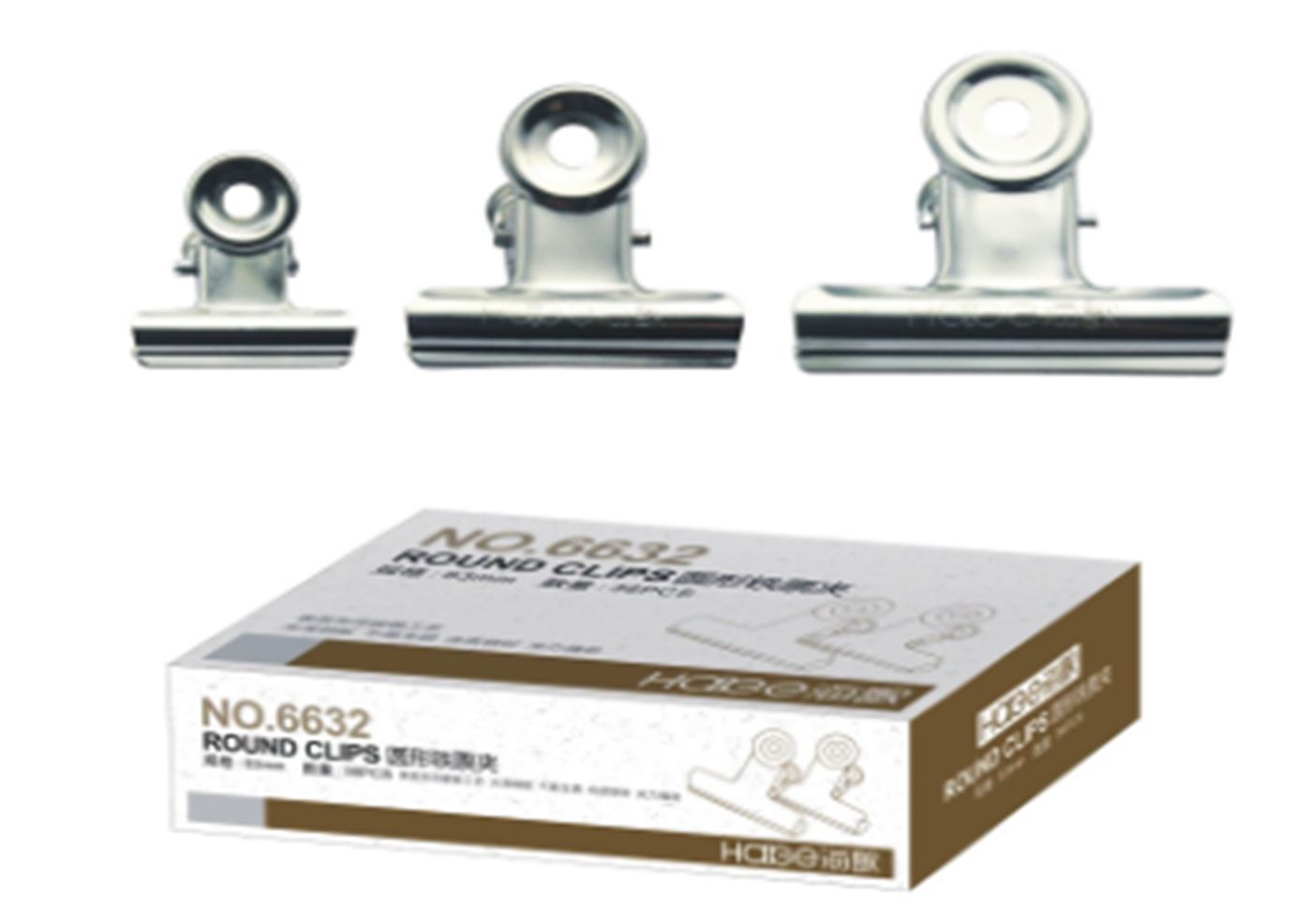 Yiwu Good round steel clip 38MM#/24625