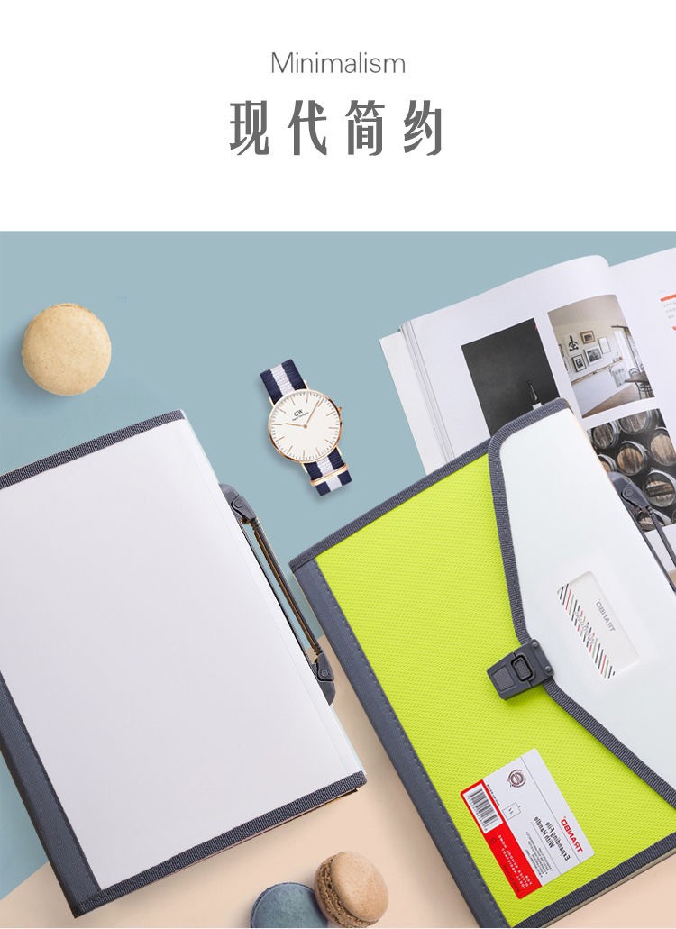 Full-standard TRANBO factory direct sales A4 portable document bags, folders, file bags, multi-layer organ bags, test papers, file storage bags, customized pic 8