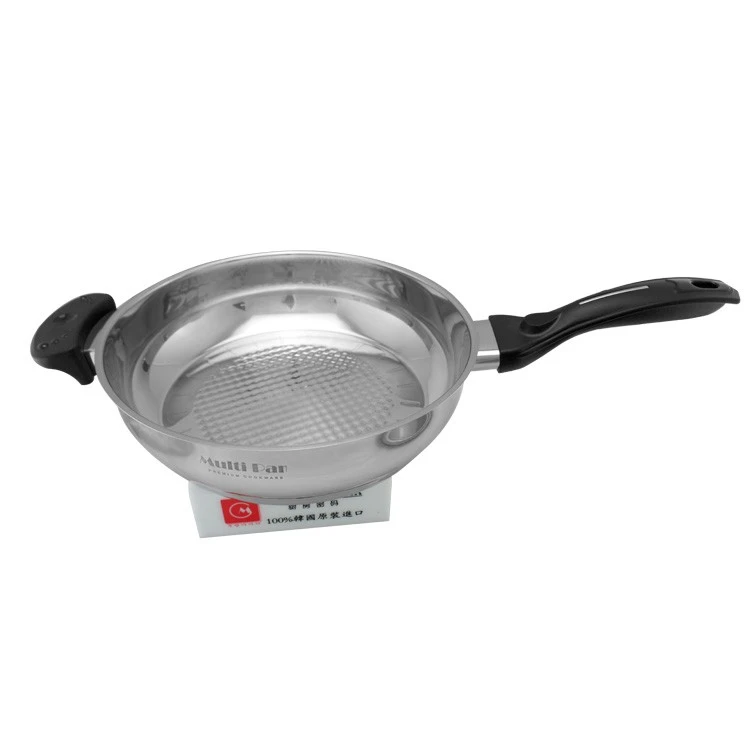 Kitchen code: Korean imported stainless steel frying pan, 26cm detail image 4