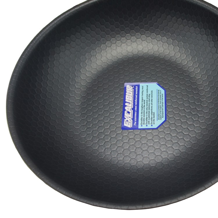 Kitchen code: Korean imported stainless steel non-stick wok, 28cm detail image 5