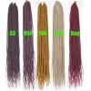 New style wigs: long straight hair for women, black people with dirty braids, hand-twisted braids and long hair Specification image