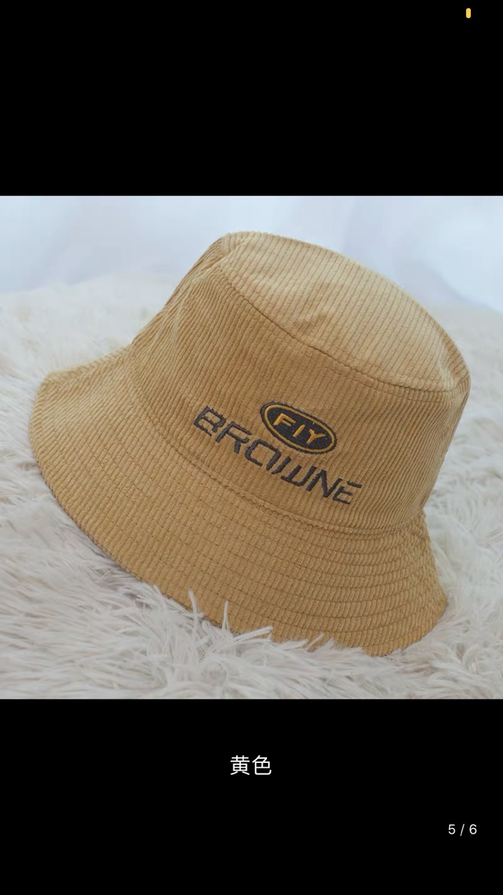 Men's and women's fall cotton fisherman's hat thumbnail