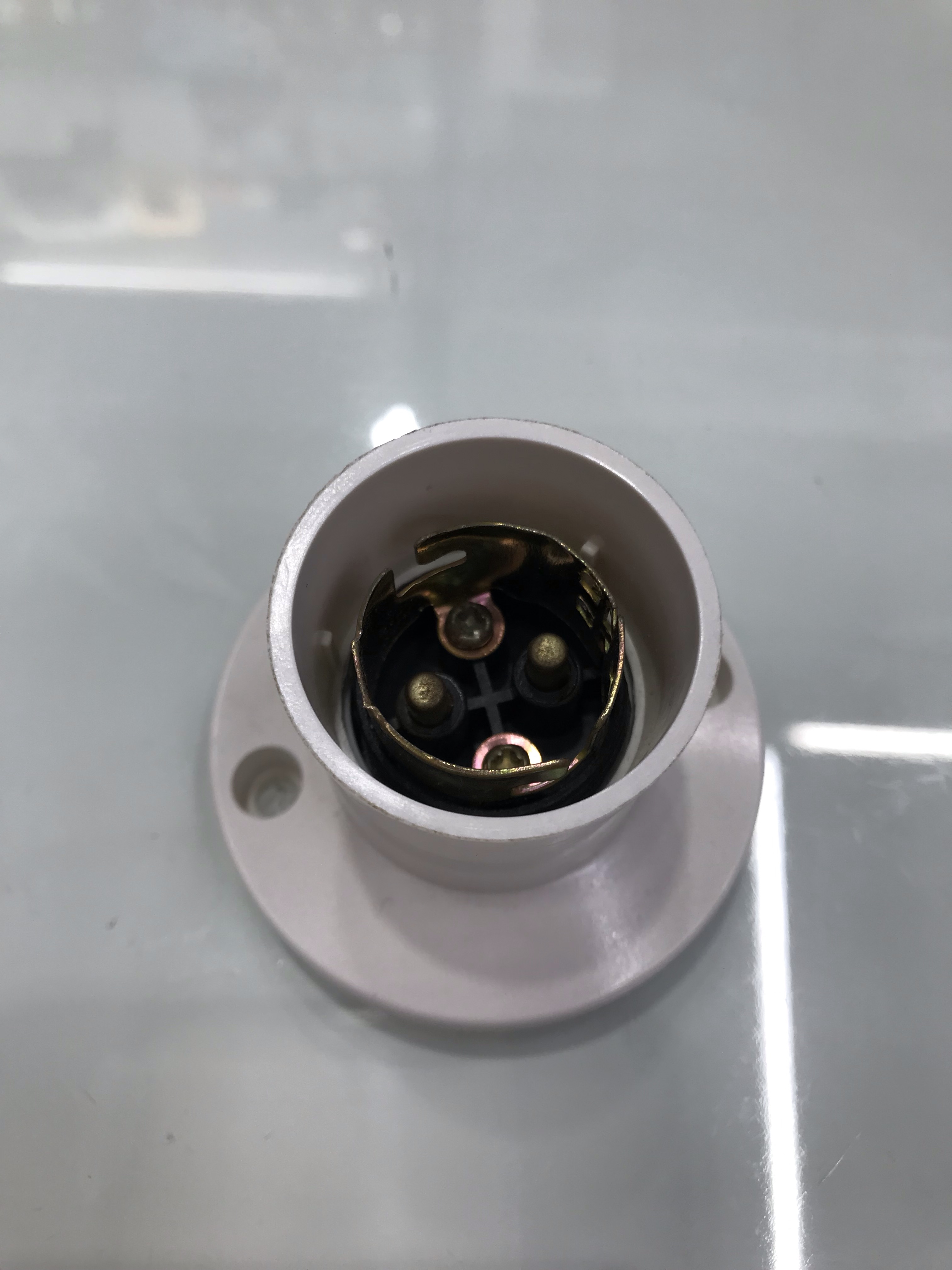 灯头 胶木灯头 卡口灯头细节图