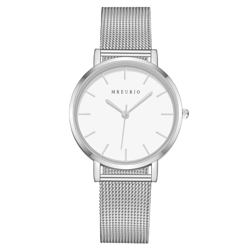 Foreign trade hot style douyin live hot sales with a simple fashion ladies watch women watch milan with quartz watch mesh belt thumbnail