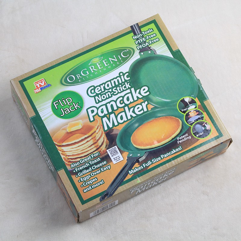   Orgreenic Flip Jack Pan ceramic Pancake Maker蛋糕平底锅TV详情4