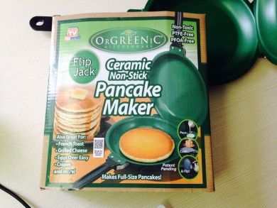   Orgreenic Flip Jack Pan ceramic Pancake Maker蛋糕平底锅TV详情图5