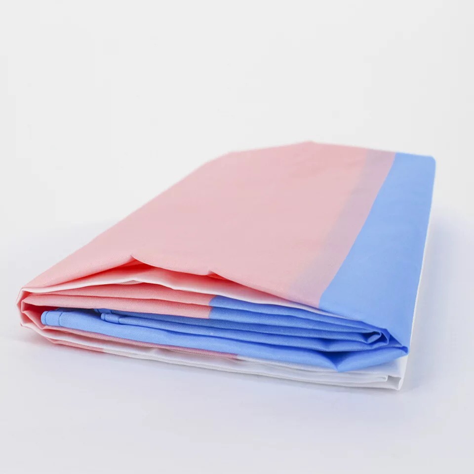 90*150cm彩虹同志旗变性transgender跨性别旗帜白底实物图