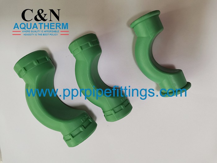 PPR Pipe Fittings double internal thread elbow Internal thread elbow 20*1/2" 25*1/2" foreign trade detail image 1