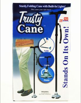  trusty cane伸缩魔法拐杖五节折叠拐杖 老人登山手杖详情图4