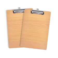 批发16k木质写字平板夹试卷木夹高密度板文件夹画板夹强力夹