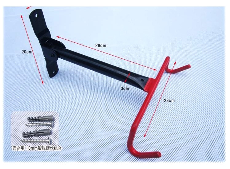 BNW012自行车墙壁挂钩墙壁挂车架自行车展示架停车架 自行车挂架详情4