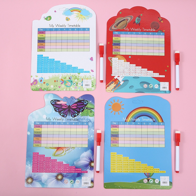 可擦白板 儿童益智写字板 可擦留言板 涂鸦板 纸质写字板白底实物图