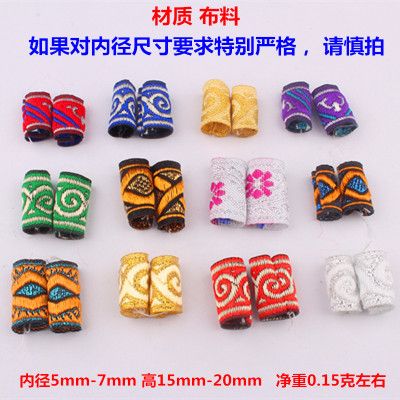 Wig Reggae dreadlocks, hair bands, hair rings, African dreadlocks, colorful fabric hair bands, hair rings, hair buttons Application Scenario