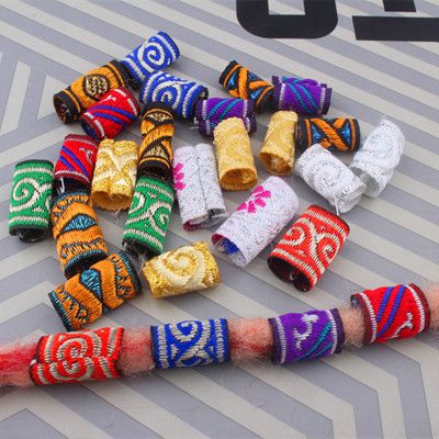 Wig Reggae dreadlocks, hair bands, hair rings, African dreadlocks, colorful fabric hair bands, hair rings, hair buttons