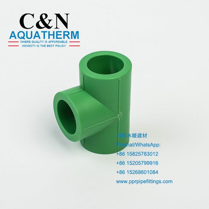 We offer a large supply of PPR three-way fittings, T25, T32, PPR pipe fittings, plastic pipes and pipe fittings for export to Africa