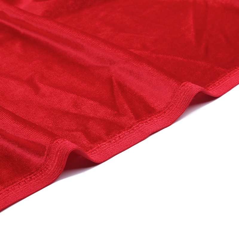 Direct sales from the manufacturer of encrypted Korean velvet, golden velvet fabric, warp knitted full polyester stretch fabric detail image 11