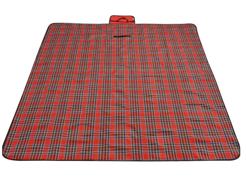 Customizable LOGO checkered Oxford cloth picnic mat, moisture-proof mat, camping mat, casual mat Specification image