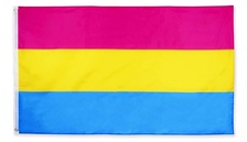 90*150cm pansexual彩虹旗帜同志泛性恋旗
