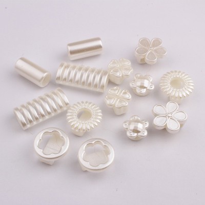 Reggae dreadlocks, beaded headwear, hair accessories, braids, plastic ABS imitation pearls detail image 5