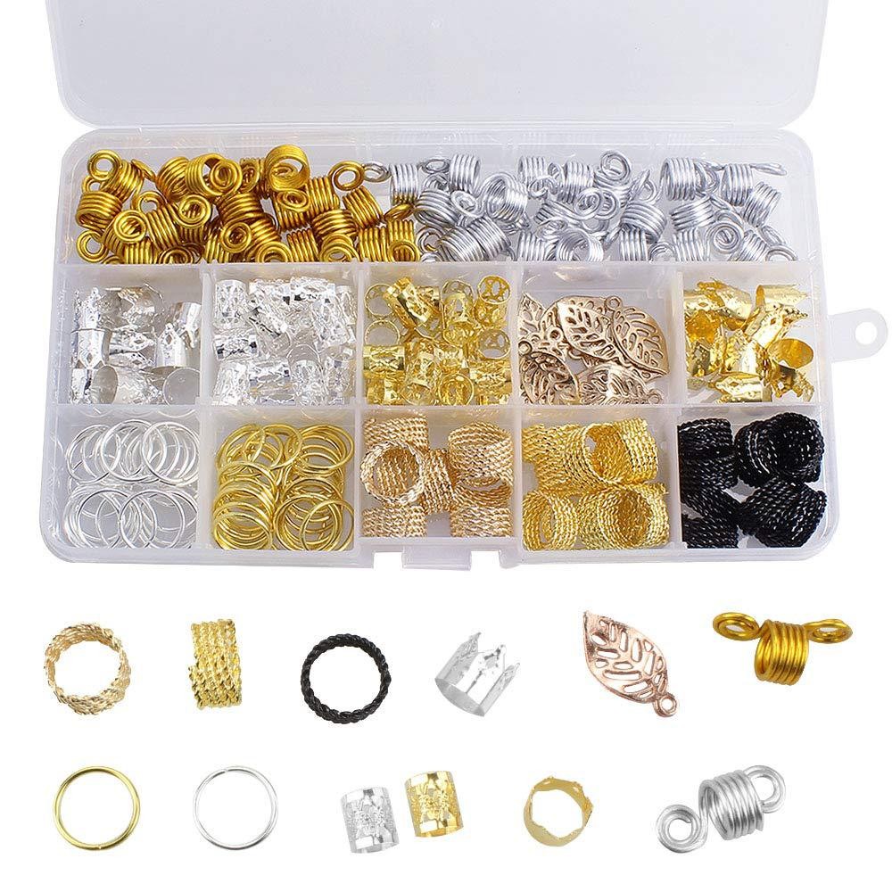 Wig, braid, hair loop, hollowed-out embossed iron ring, synthetic fiber braid set detail image 1