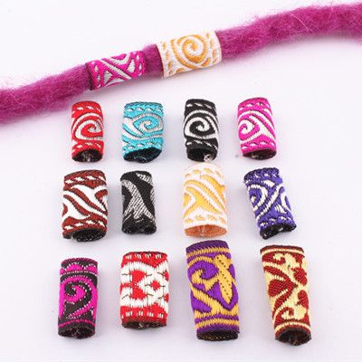 New wig: Reggae dreadlocks, hair bands, African dreadlocks, colorful fabric hair bands, hair bands, hair buttons